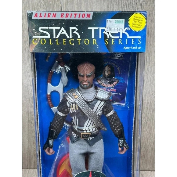 Star Trek Collector Series Lieutenant Worf Alien Edition- Playmates Toys - Picture 2 of 8